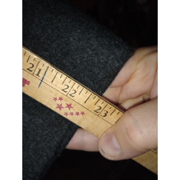 Old Navy ON Overcoat Womens Size Large Belted Buttoned Lined Wool Blend 36×36 - Picture 9 of 16